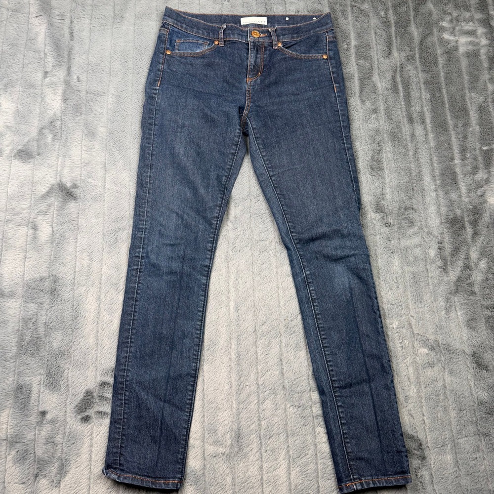 LOFT Modern Skinny Jeans Dark Wash Denim Size 25 0 11534